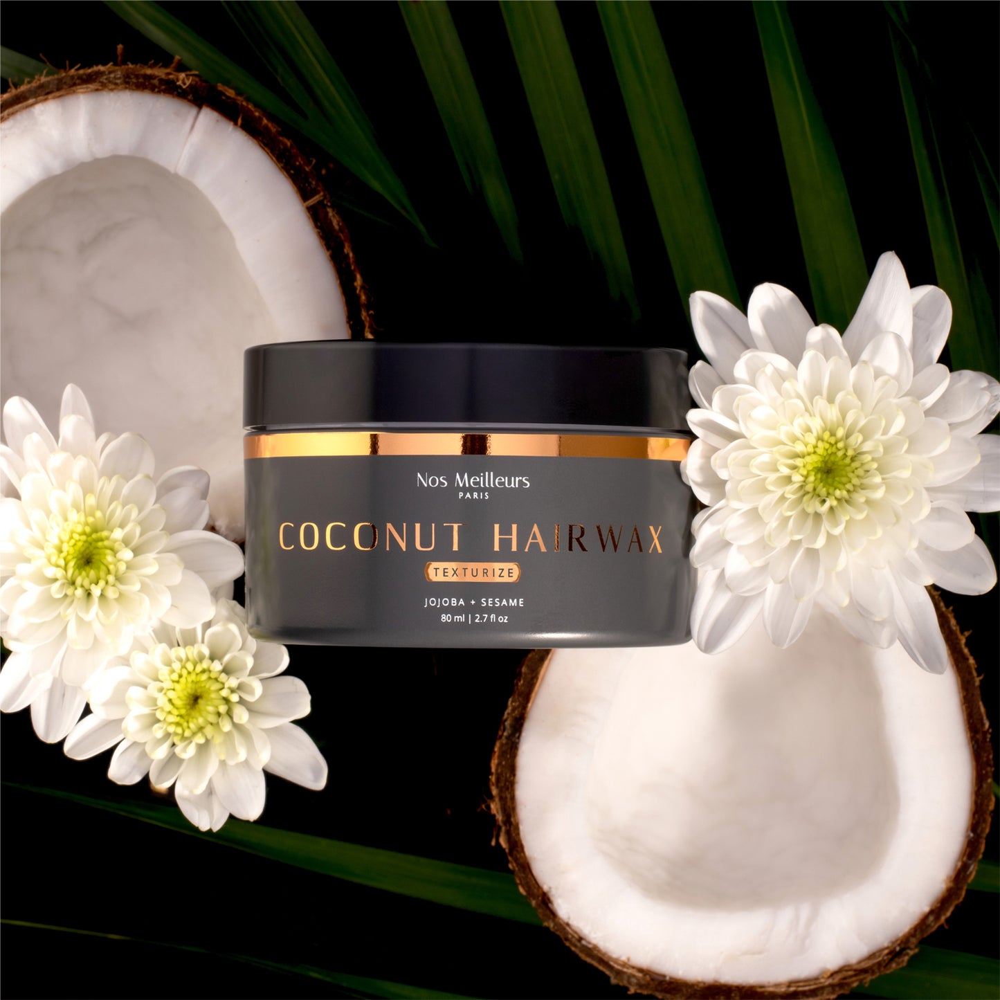 Cire capillaire à la noix de coco