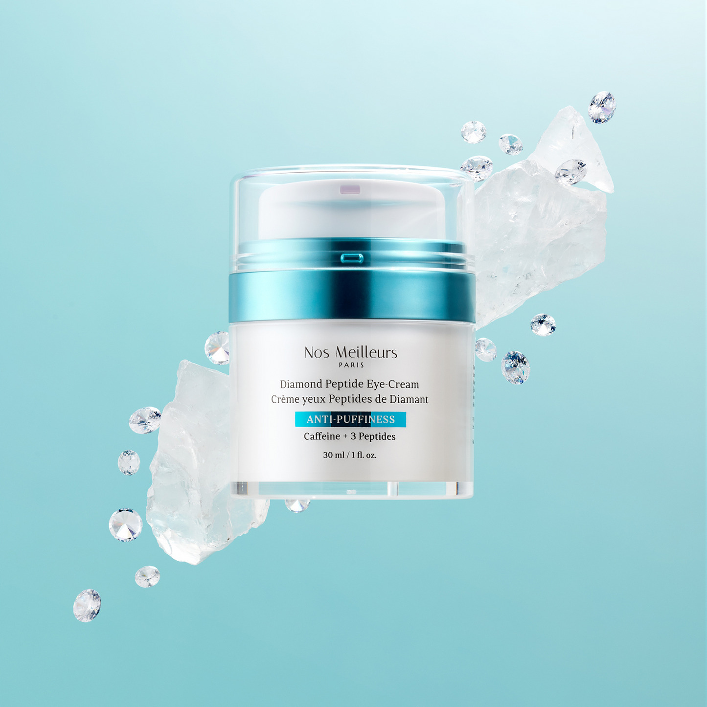 Crème pour les yeux aux peptides de diamant